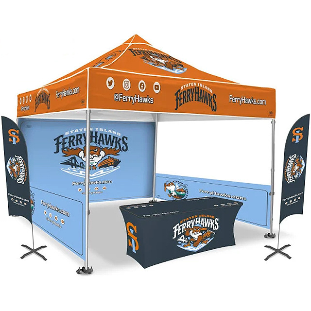 Outdoor Advertising Equipment Foldable Custom Pop Up Trade Show Tents For Events