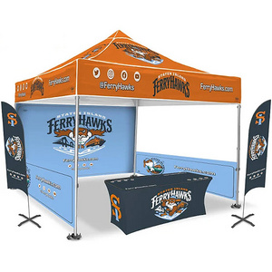 Outdoor Advertising Equipment Foldable Custom Pop Up Trade Show Tents For Events