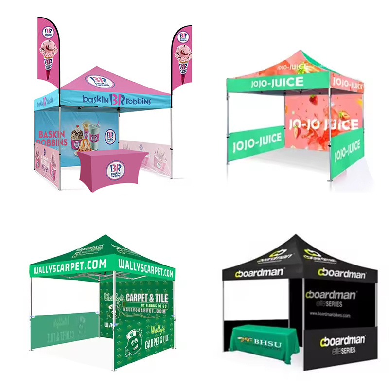 Trade Show Tent Canopy 10X10 Aluminum 10x20 Canopy Custom Tent With Logo