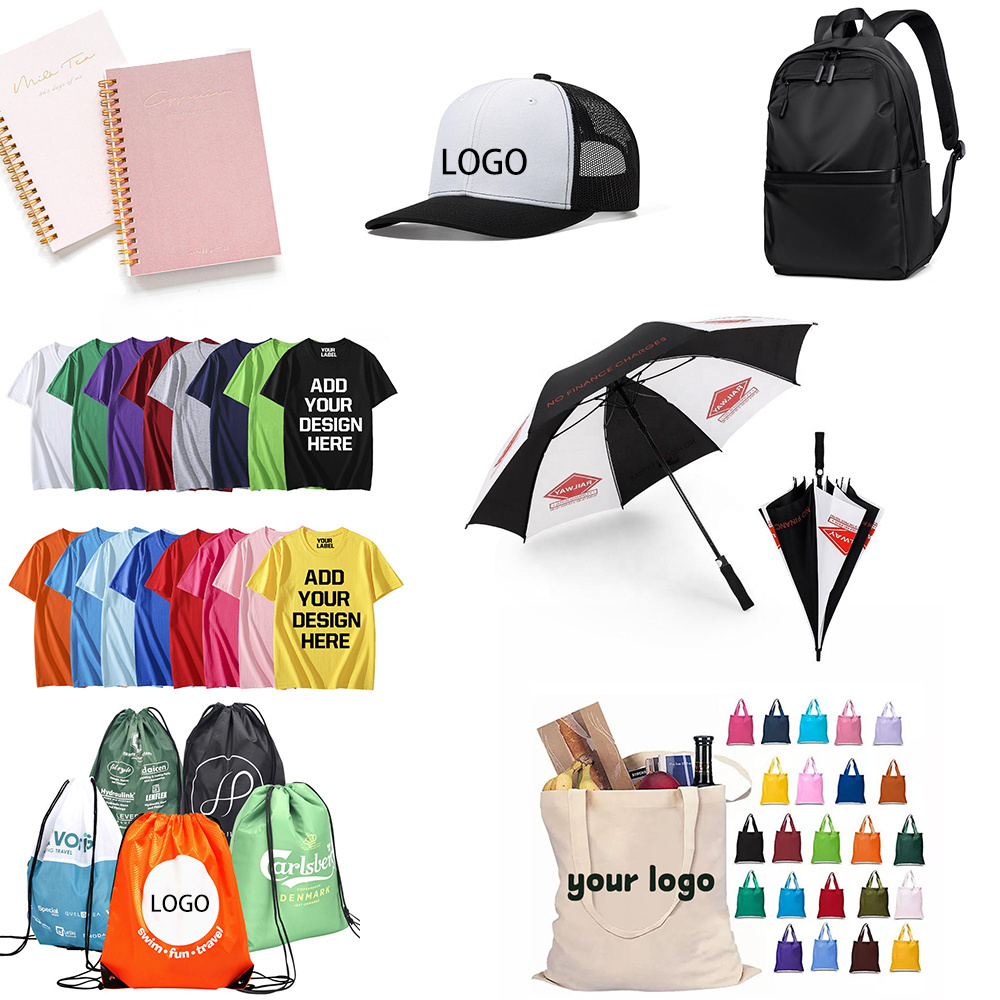 2023 New Small Gadget Commercial Support Corporate Ad Souvenir Polyester Bag Shirts Hat Gift Items For Students Gift