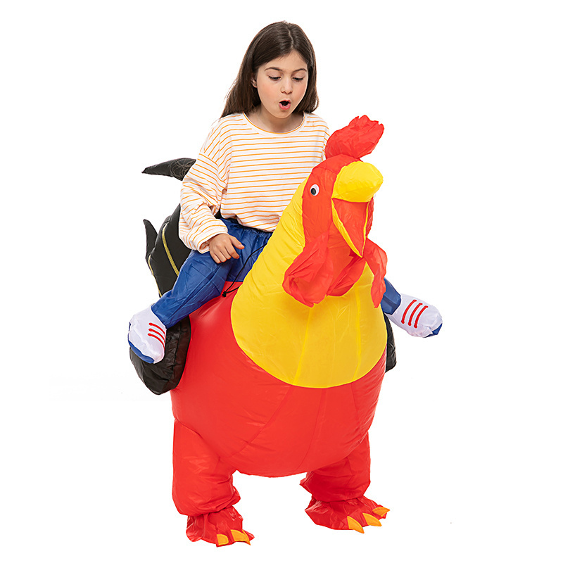 Halloween Inflatable Clothes Cosplay Cartoon Doll Costume Rooster Inflatable Clothes