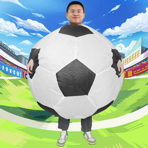 2023 New Design Product Clothing Funny Gift Ideas Cosplay Cheering Football Soccer Inflatable Costume