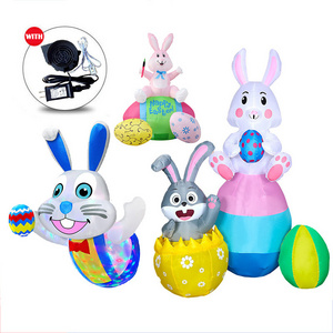 Easter Day Kids Inflatable Costume Dress Eggs Rabbit Decor Easter Party Decoration 2024