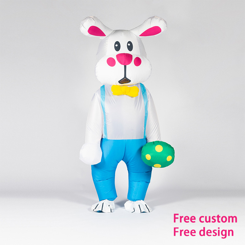 Adults Kids costumes mascot cartoon customized adult bunny rabbit inflatable costume