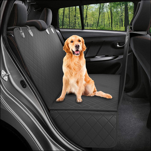 Hot Selling 100% Waterproof Black Universal car dog seat cover dog car seat cover  for dogs and cats