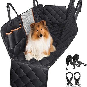 Dog Car Seat Covers for Back Seat of Cars  Waterproof pet  Car Hammock with Mesh Window  for dogs