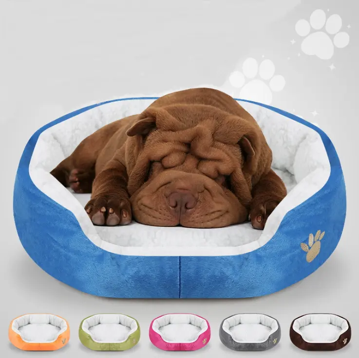 Factory Wholesale Warm Plush Pet Cushion Soft beds for dogs and cats