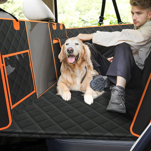 Amazon Hot Selling Waterproof Pet Car Cover Dogs Rear Seats Protector Large Comfortable Hammock for Outside Travel