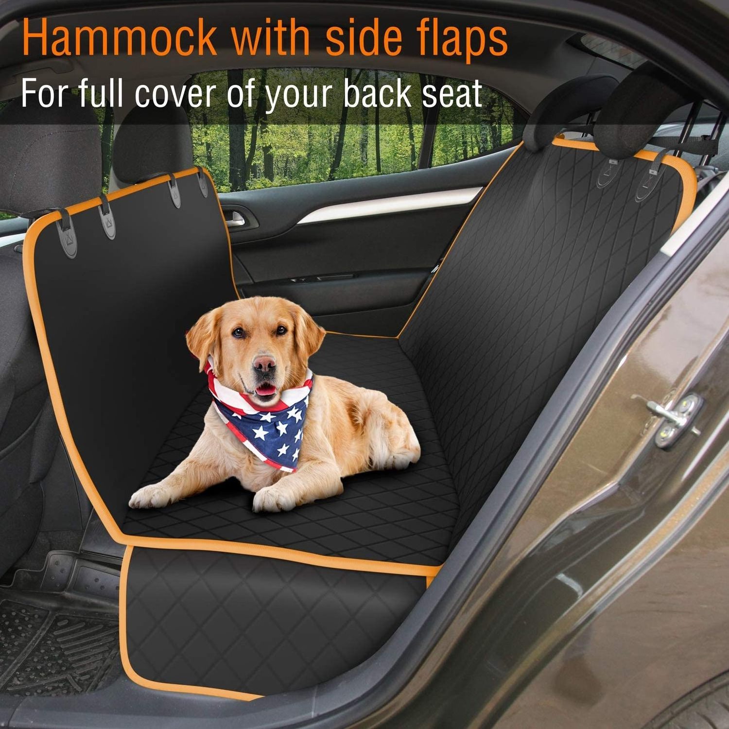 2024 Factory  Hot Selling Waterproof dog car seat cover  Scratch Proof  car seat cover pets for travel