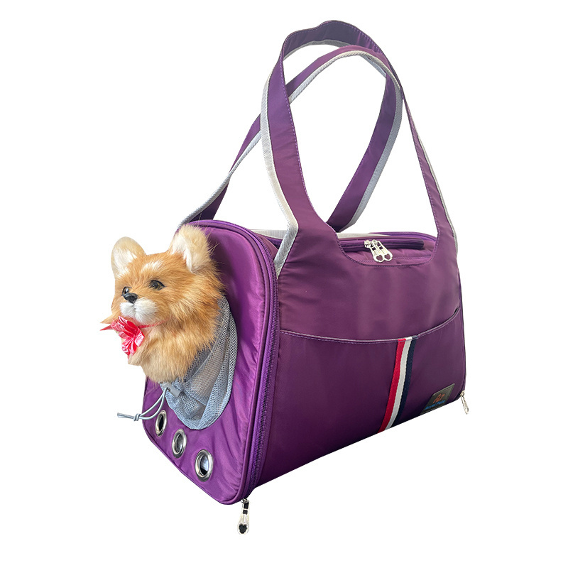 Outdoor Breathable Mesh Transparent Guinea Pig Carrier Hamster Cage Small Rabbit Bird Rat Pet Travel Carries Bag