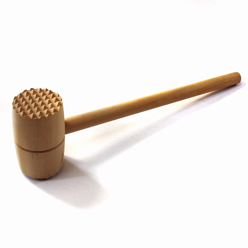 Fine beech meat mallet