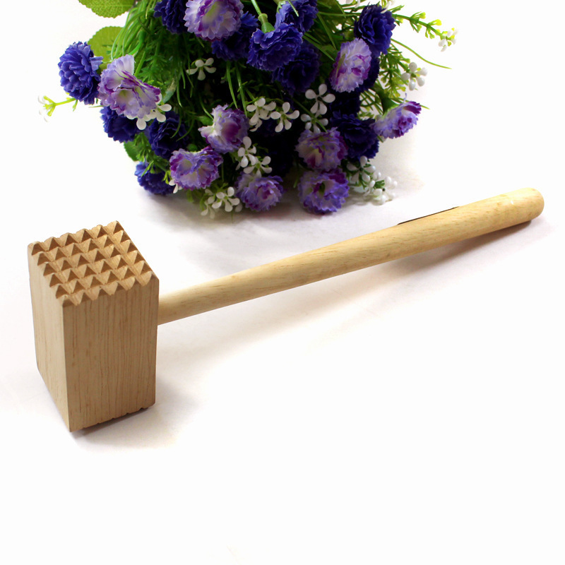 Fine beech meat mallet