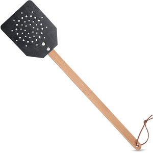 Leather Fly Swatters Indoor/Outdoor Pest Control Heavy Duty Fly swatters