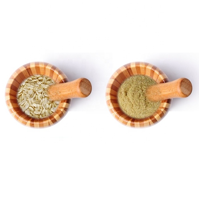 Wholesale household kitchen round hand Spice Grinder and garlic bamboo mortar and pestle set