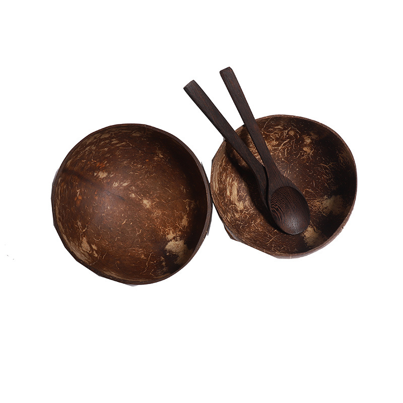 Coconut Bowls Hand Made From Coconut Shells and Polished with Organic Coconut Oil