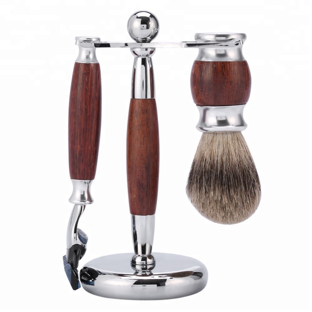 Travel Hand shaver yaqi shaving brush for set