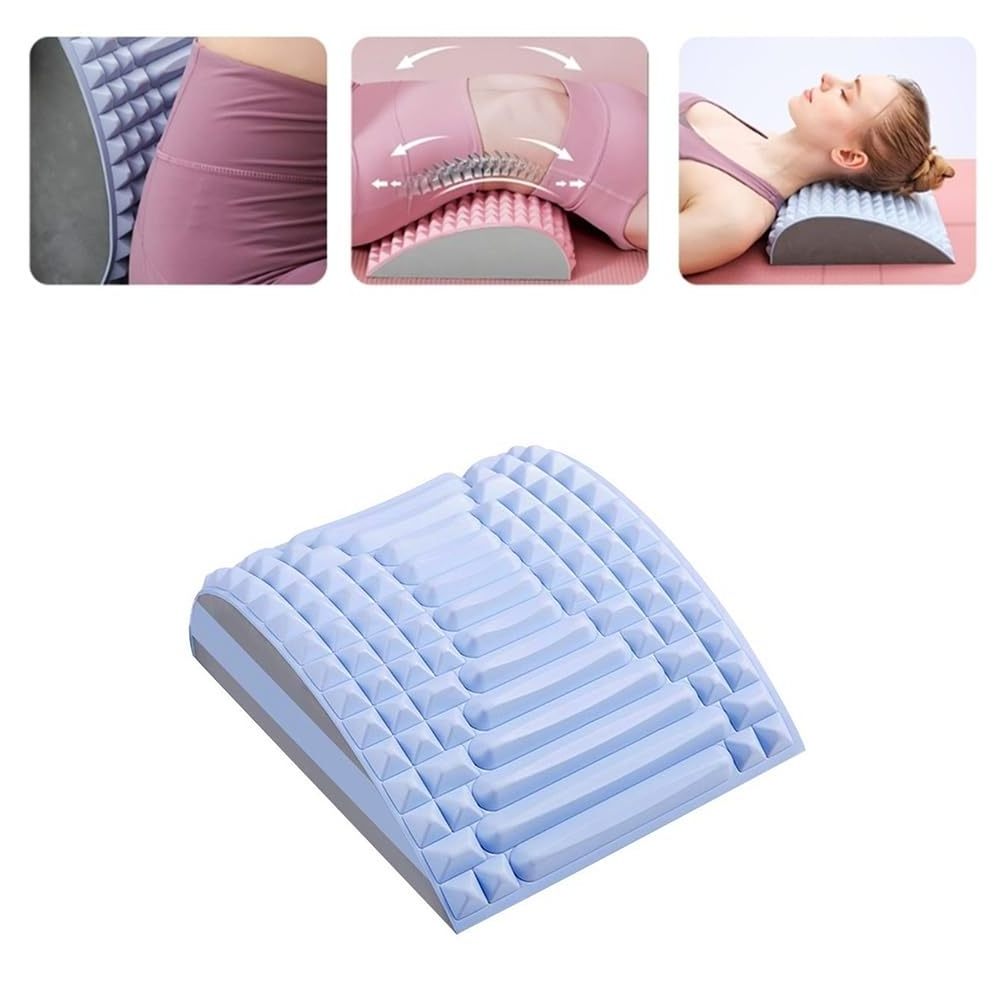 Neck & Back Stretcher Cracker for Lower Back Pain Relief Posture Corrector Board Neck Back Pain for Herniated Disc