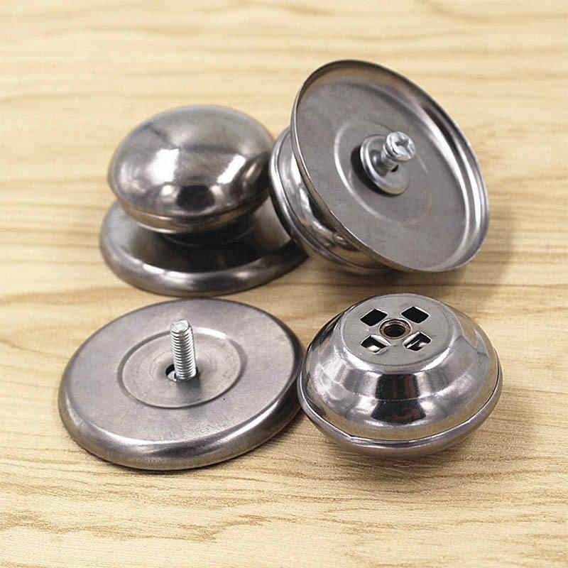 Stainless Steel Replaceable Cookware Kettle Lid Accessories Pot Top Beads Handgrip Grip Pot Cover Handle Cover Handle Knob 1Pcs