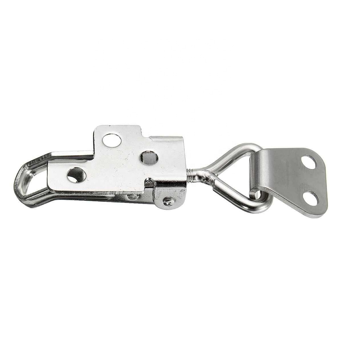 Spring Loaded Toggle Case Box Chest Trunk Latch Catches Hasp Durable Stainless Steel