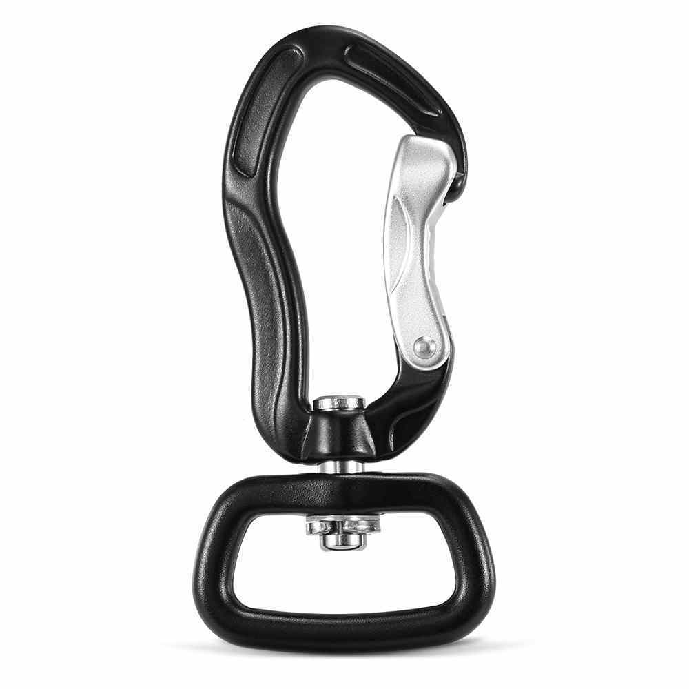 Camping Swivel Carabiner Clip  Rotatable Spinner Carabiner Small Wire-gate Carabiner Rotational Hammock Hanging Clip Hook