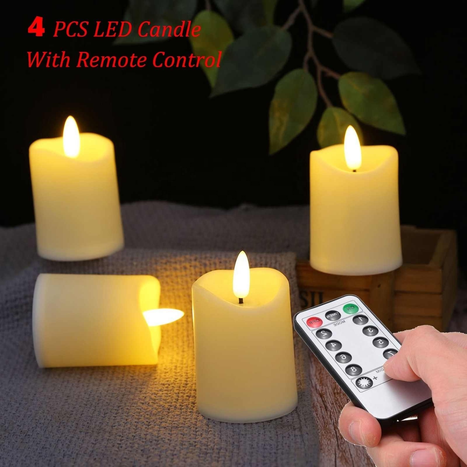 Remote Or Not Remote Led Candles Warm White Led Flameless Candles Battery Operated Moving Tea Light