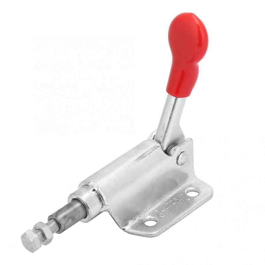 GH-36070 Galvanized Iron Toggle Latch Push/Pull Quick Release Toggle Clamp 60kg Hand Fixation Tool Workpiece Holder Tool Fixture