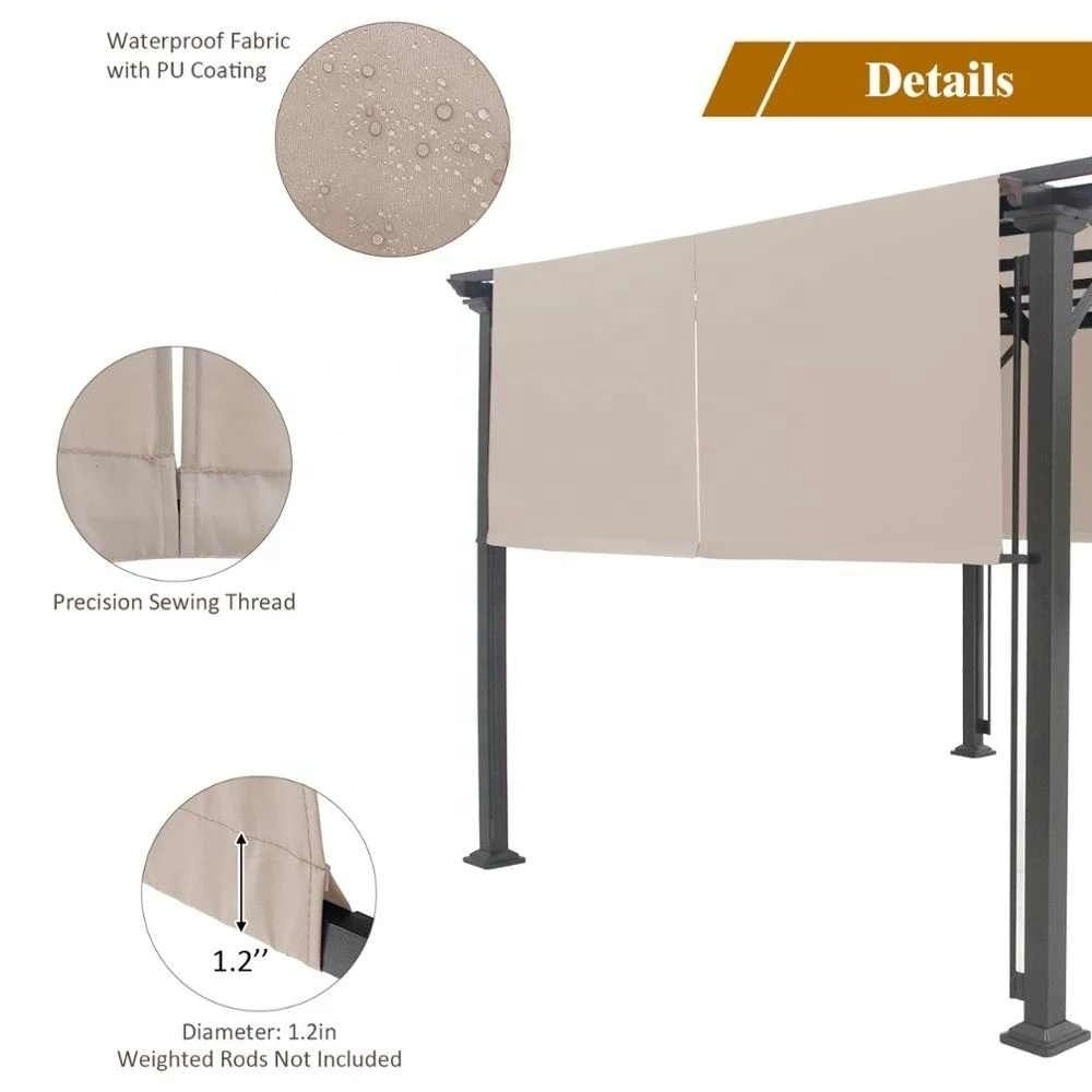 Universal Replacement Canopy for Pergola Structure Sun Awning