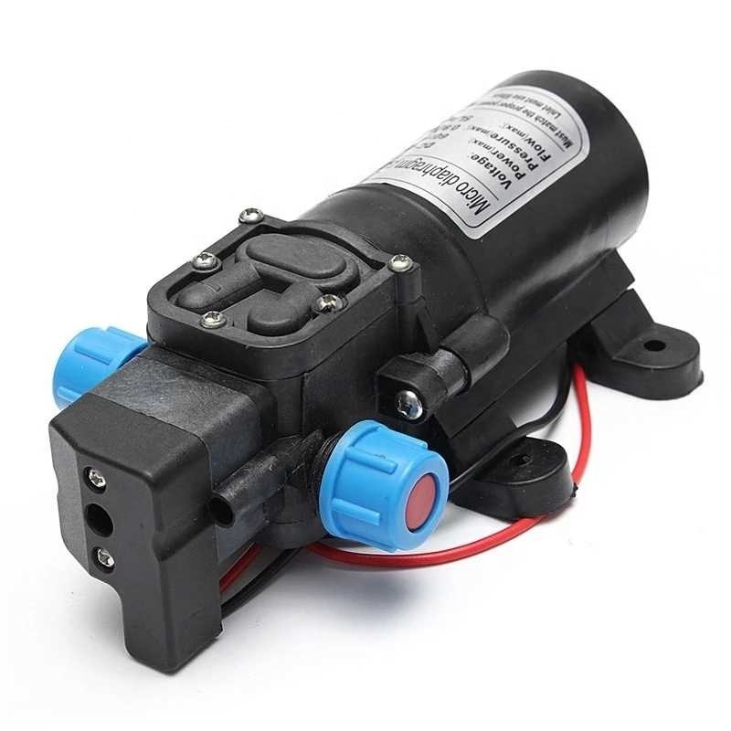 DC 12V 120PSI 5L/MIN Agricultural Electric Water Pump Black Micro High Pressure Diaphragm Water Sprayer Car Wash 12 V