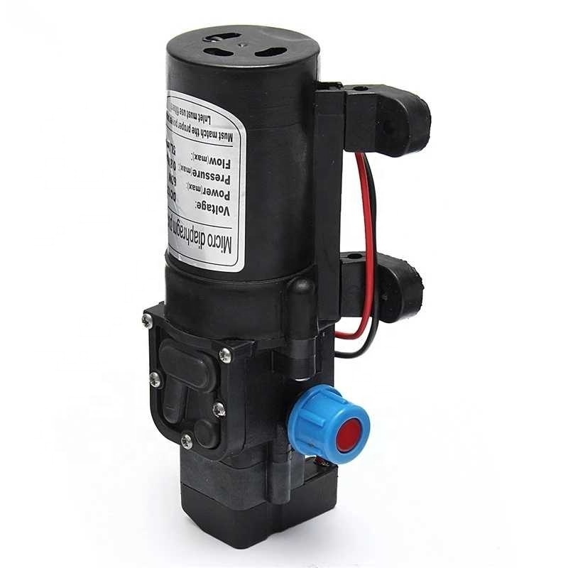 DC 12V 120PSI 5L/MIN Agricultural Electric Water Pump Black Micro High Pressure Diaphragm Water Sprayer Car Wash 12 V