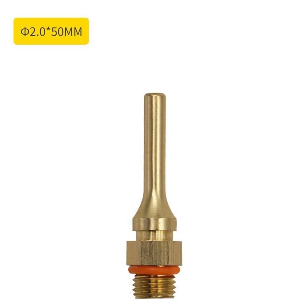 70/50mm Glue Stick Nozzle Hot Melt Pure Copper Small Bore Long Short Large 11mm Thread Glue Gun