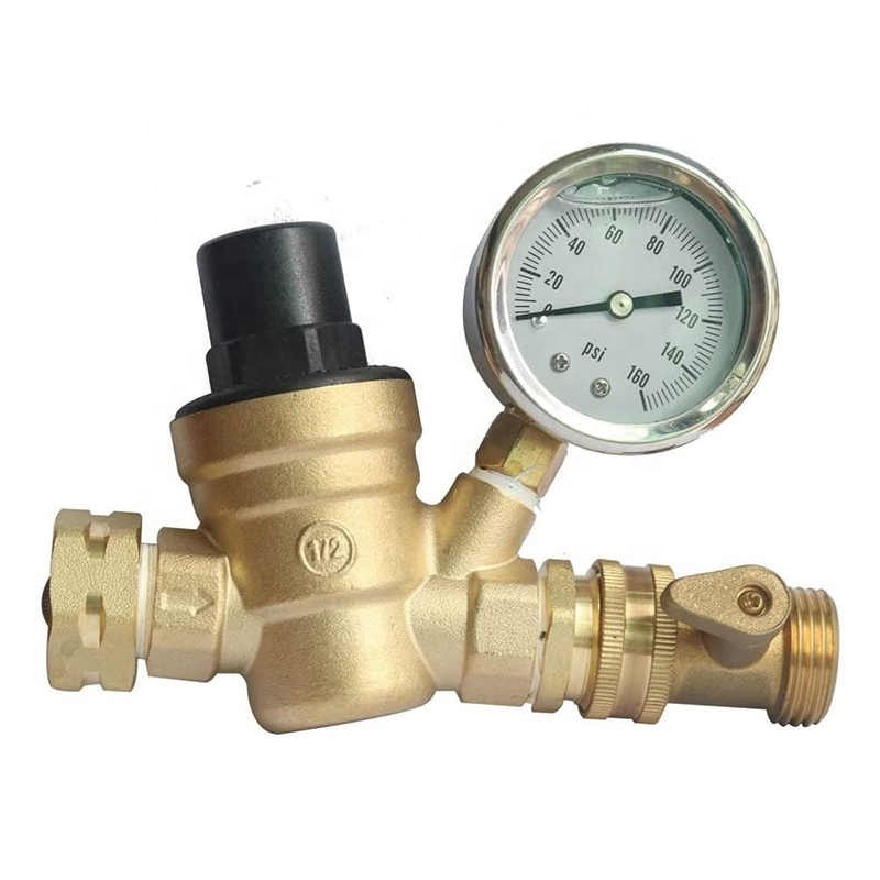 Golden Color Garden Copper Ball Valve 3/4 American Threaded Garden Single-way Ball Valve Joint Hardware New