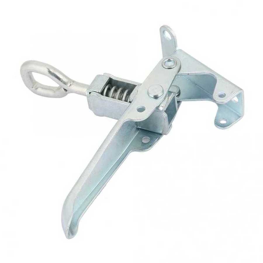 DK100 56*180mm Iron Buckle Lock Fastener Latch Catch Lockable Heavy Duty Truck Trailer Clamp Hasp Spring Loaded Safety Latch