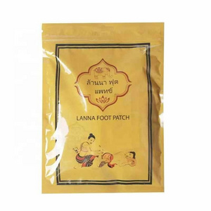 10Pcs/Bag Thailand LANNA Detox Foot Patch Pads Detoxify Toxins Adhesive Keeping Organic Herbal Patches