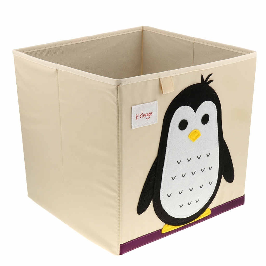 Foldable Kids Dogs Toys Storage Bin Closet Toy Box Container Organizer