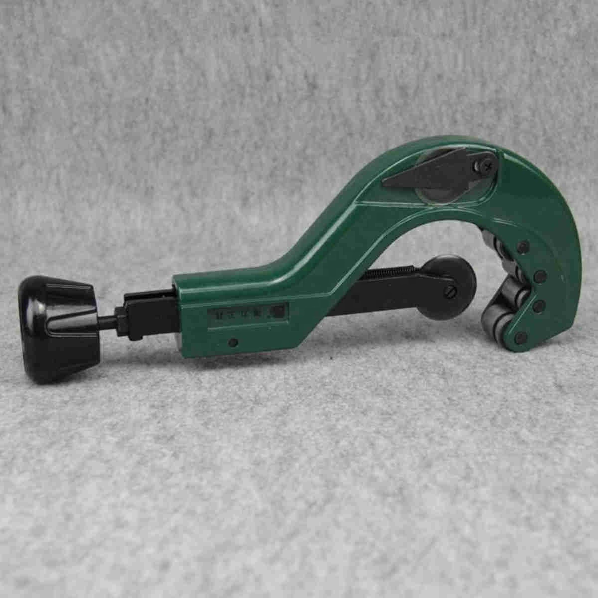 6-64mm Heavy Quick Release Aluminum Plumbing Plastic Tube PipeCutter Green Hand Cutting Tools Built In Pipe Reamer