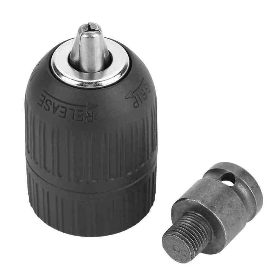 New Arrive 2-13mm Keyless Drill Chuck 1/2-20UNF with 1/2 Chuck Adaptor for Impact Wrench Conversion