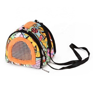 Portable Small Pet Travel Bag Hamster Carrier Breathable Outdoor Hedgehog Bag