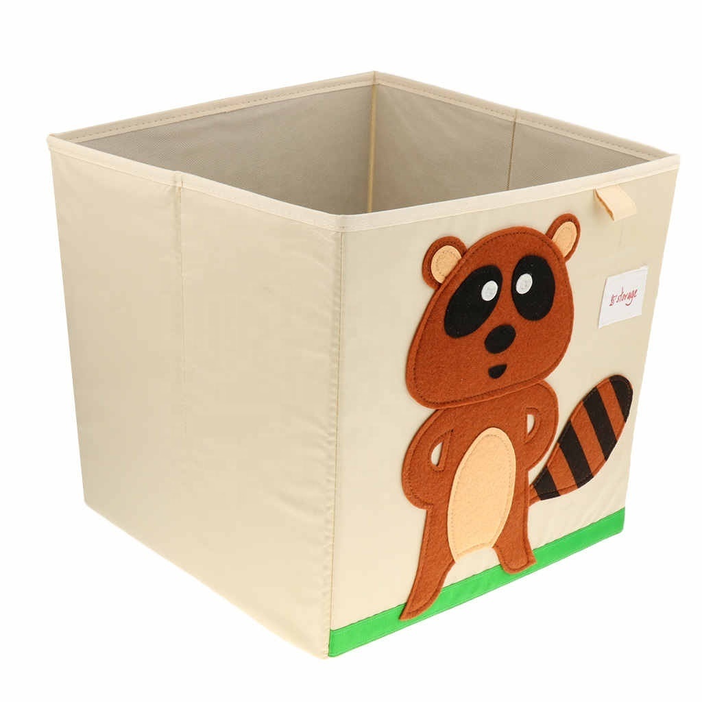 Foldable Kids Dogs Toys Storage Bin Closet Toy Box Container Organizer