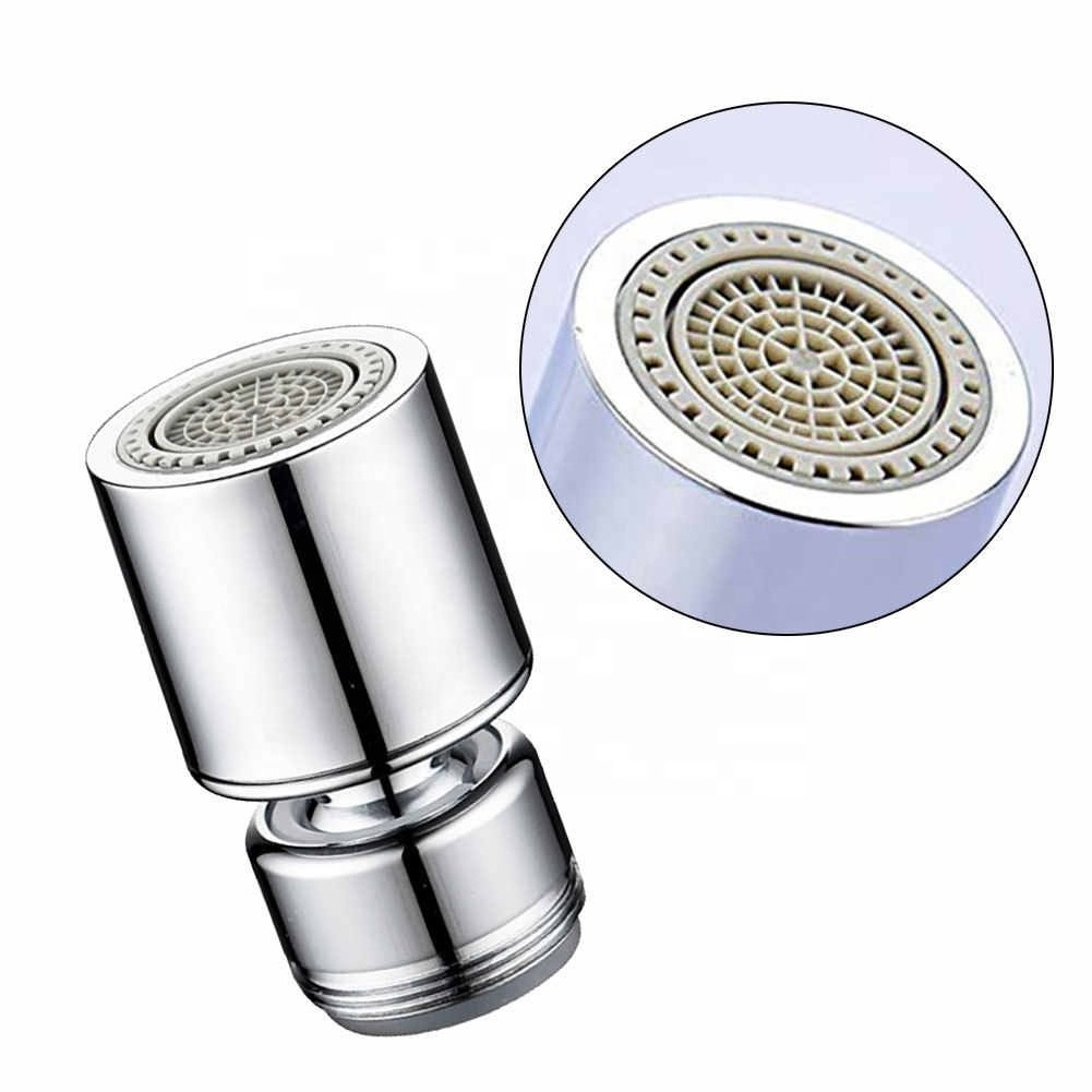 Kitchen M24 Male Thread 360-Degree Swivel Dual-Function 2-Flow Water Faucet Aerator Water Saving Low Flow Aerator Sink Faucet