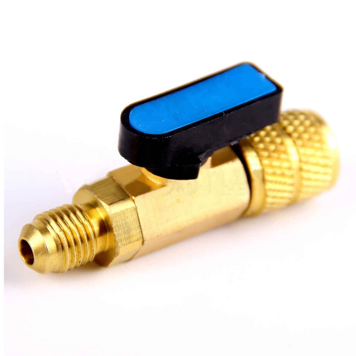 HVAC Tools Gauges New 3 Color R410A Valves Refrigerant Adapter AC Charging Hoses Brass Mayitr Straight Ball Valves