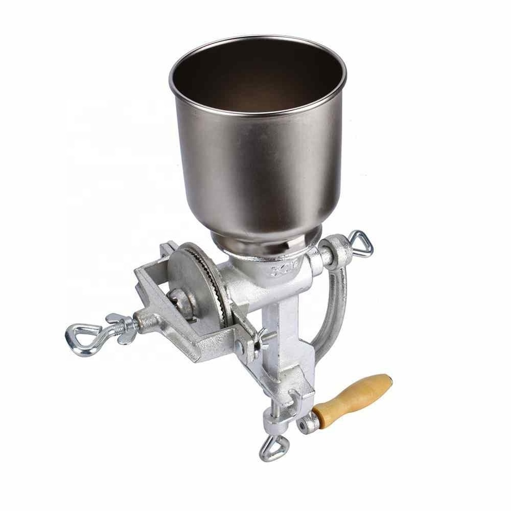 Kitchen Spice Mill Tools Manual Grain Grinder Table Clamp Corn Mill Flour Maker Wheat Grain Nut Mill Cast Iron Hand Portable