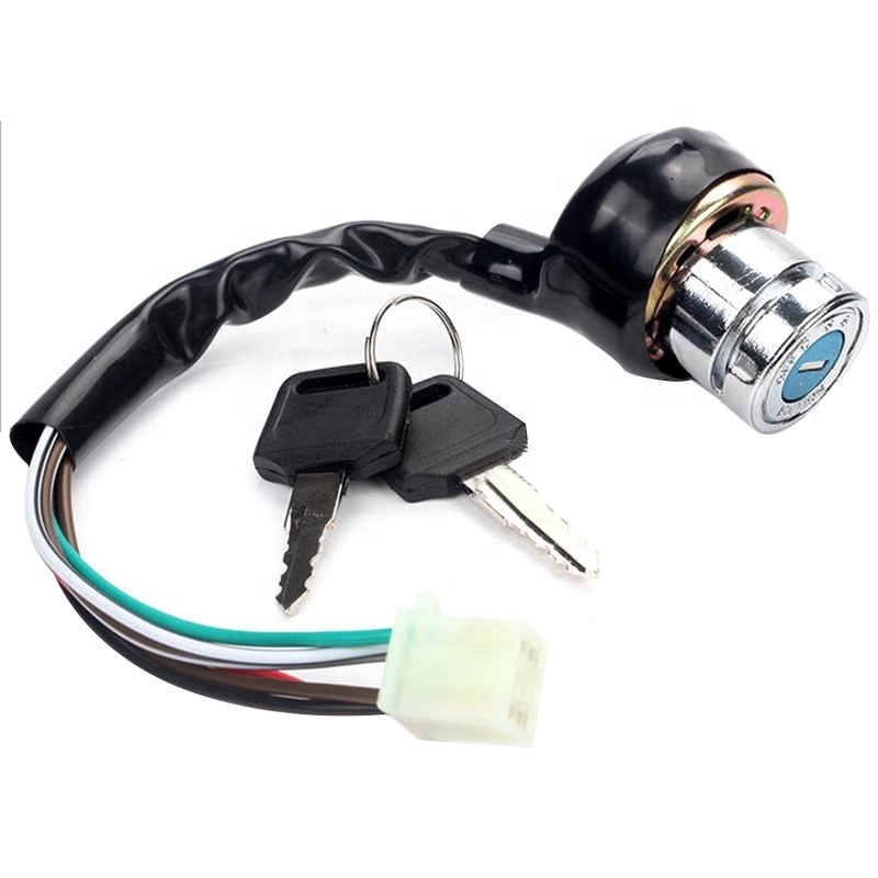 Car Motorcycle Ignition Switch 3 Position 6 Wire With 2 Keys for Harley Yamaha Honda Suzuki Scooter ATV Dirt Bike Go Kart