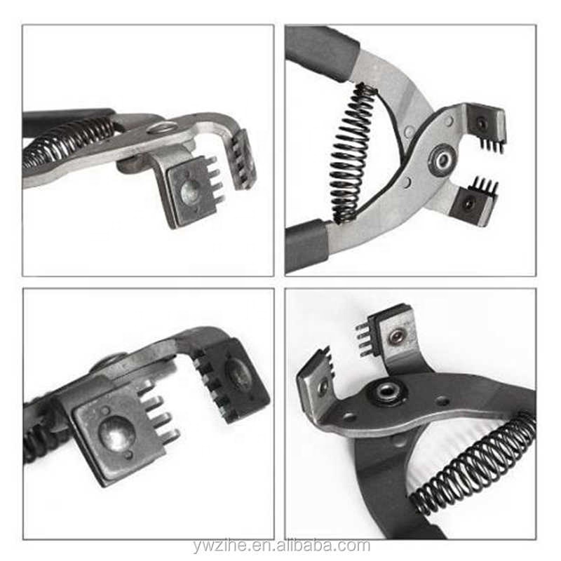 Leather Craft Hole Punch Tools Hand-Held Silent Pliers Diamond Sewing Stitching Chisel Pricking Iron 4mm Spacing 2/4 Teeth