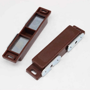 Double Opening Magnetic Cabinet Catches Closet Door Stopper Wardrobe Drawer Latch Closer DIY Furniture Suction Hardware Supplies