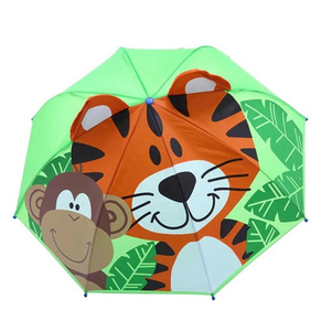 Kids Umbrella for Girls Boys Baby Cover Parasol For Sun Rain Protection UV Rays 3D Cartoon Outdoor Umbrella School Birthday Gift