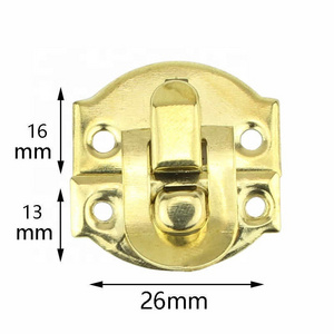 Antique Hasps Iron Lock Catch Latches for Jewelry Box Buckle Suitcase Buckle Clip Clasp Wood Wine Box Latch