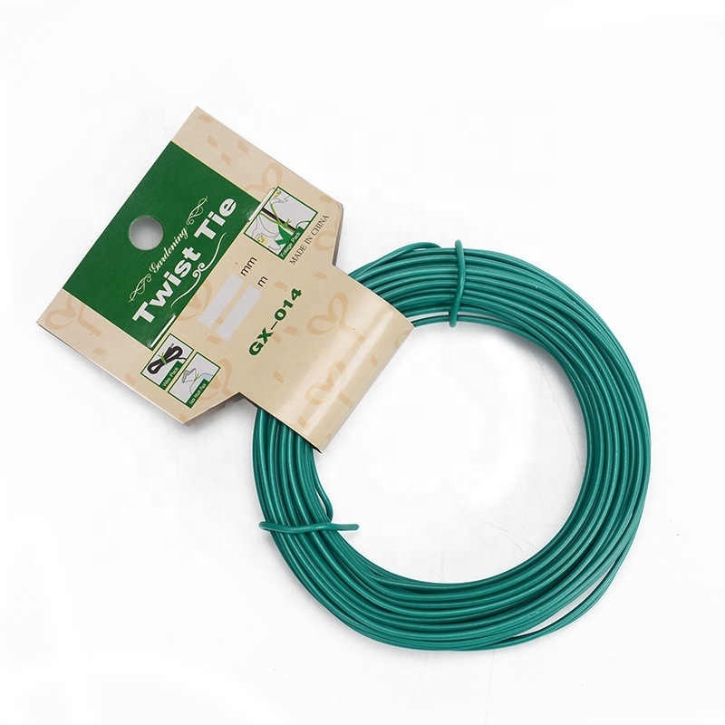 12M Garden Wire Heavy Duty Green Coated Plant Twist Tie Garden Training Wire Bonsai Outlet Wire for Holding Branch