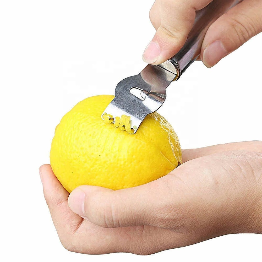 Silver fruit lemon lime orange citrus peeler kitchen crafts home bar gadgets stainless steel kitchen accessories tools