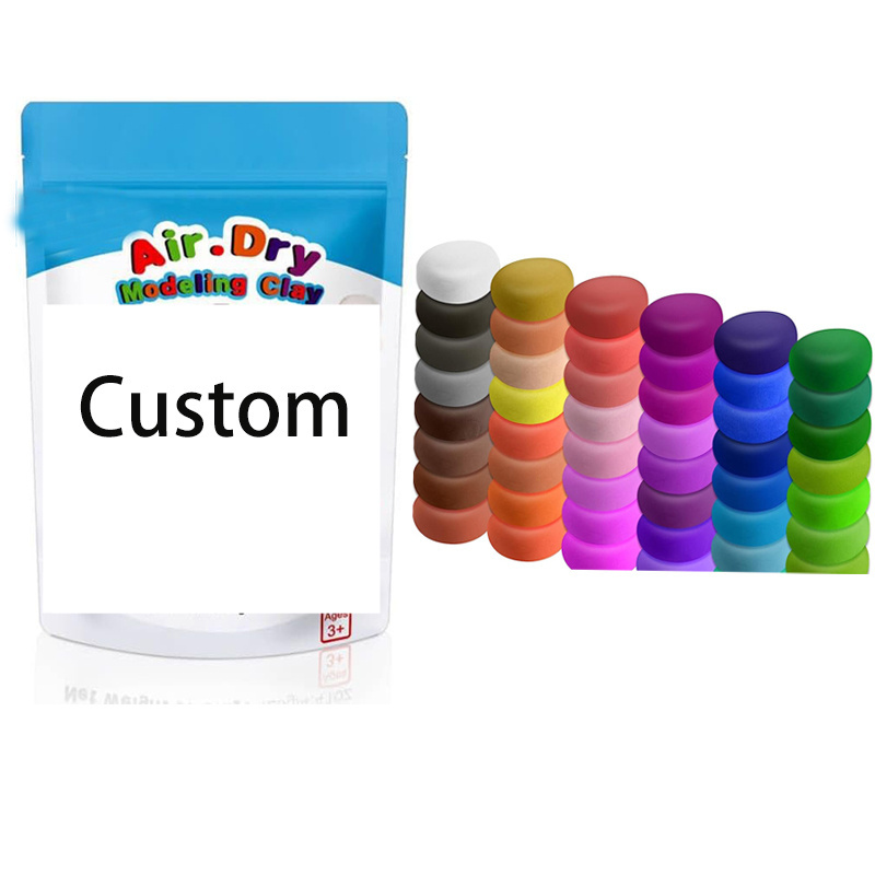 OEM Factory Direct Sales Customize 36 Color Air Dry Soft Clay Modeling Clay For Kids