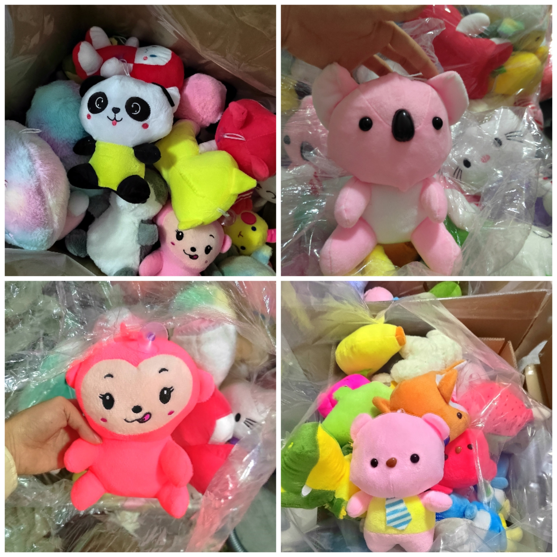 Wholesale Custom  Multi Size Soft Cute Plush Toy Doll Stuffed Plush Animal Toys For Wedding Vending Claw Machine